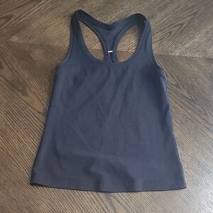 Lululemon women's Black Racerback Tank Top.  CONT F